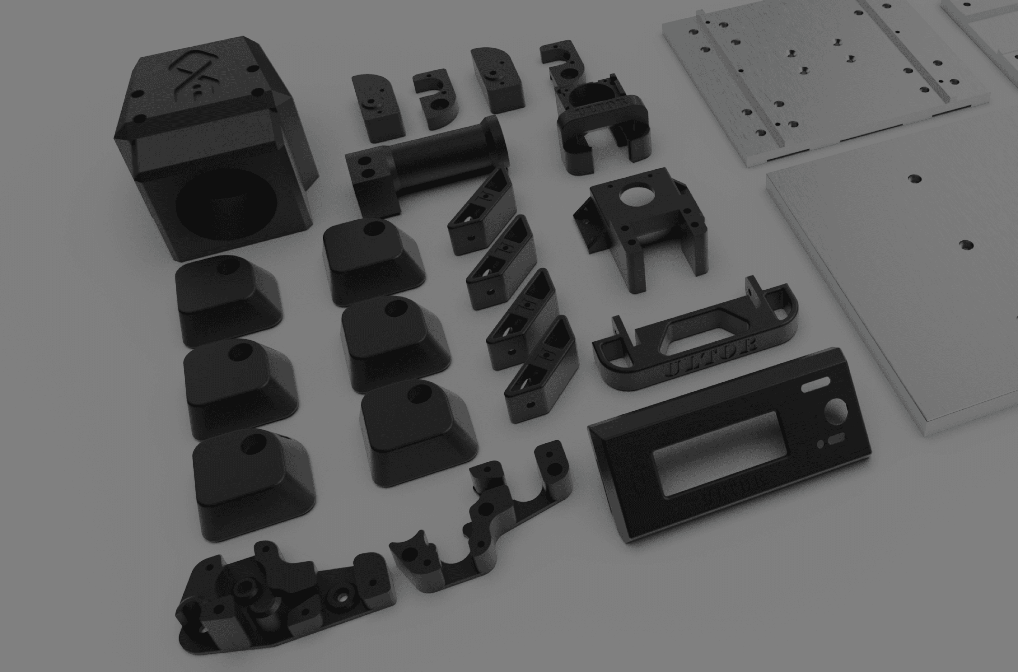 Printed item parts